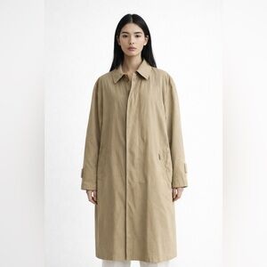 C&A - Beige Long Coat • Vintage-Inspired Oversize Trench